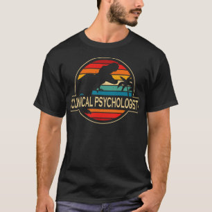 Camiseta Psicólogo Clínico Dinossauro