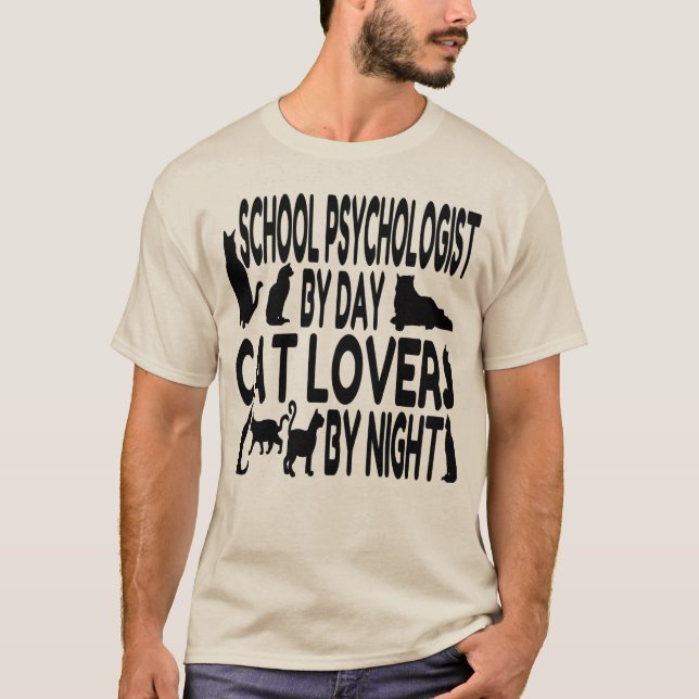 Camiseta Psicólogo do Cat Lover School (Frente)