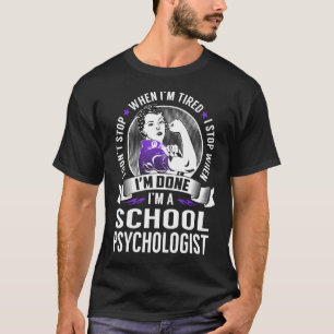 Camiseta Psicólogo escolar para quando eu terminar