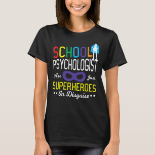Camiseta Psicólogo Escolar Superheros - Psicólogo Escolar