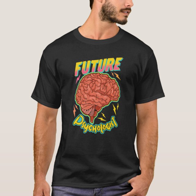 Camiseta Psicólogo Futuro Psicoterapia Cognitiva Mente B (Frente)