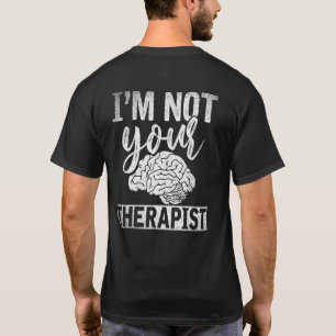 Camiseta Psicólogo Terapista Psicóloga Ciência Cerebral Psi