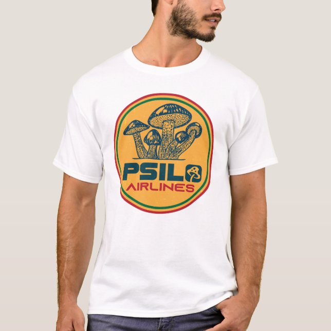 Camiseta Psilocybin Mushroom Psychedelic Explorers - Psilo (Frente)