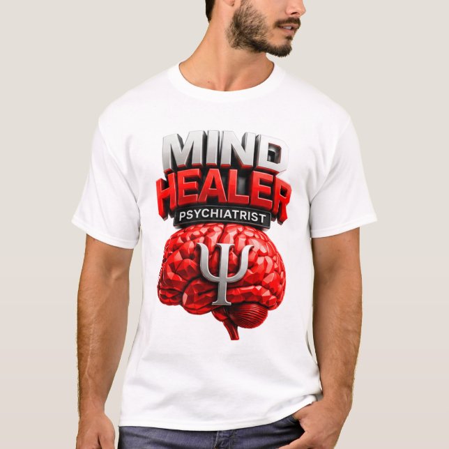 Camiseta 🧠Psiquiatras que Curam Através da Ciência ⚡ (Frente)