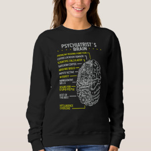 Camiseta Psiquiatria Psiquiatria Psiquiatria Médica Cérebro