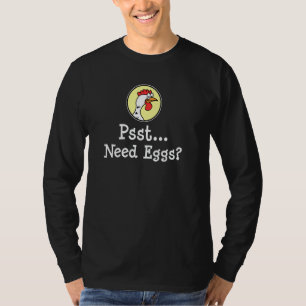 Camiseta Psiu Preciso de Ovos Comerciante Local de Ovos Don