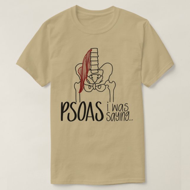 Camiseta Psoas Eu Estava Dizendo (Frente do Design)