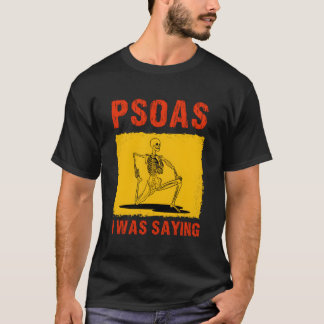 Camiseta Psoas Eu Estava Dizendo Terapia Engraçada Massagem