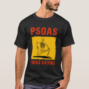 Camiseta Psoas Eu Estava Dizendo Terapia Engraçada Massagem