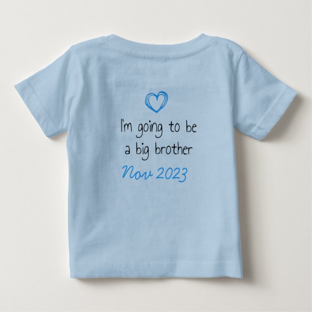 Camiseta psst I have a secret, big brother customizable (Verso)