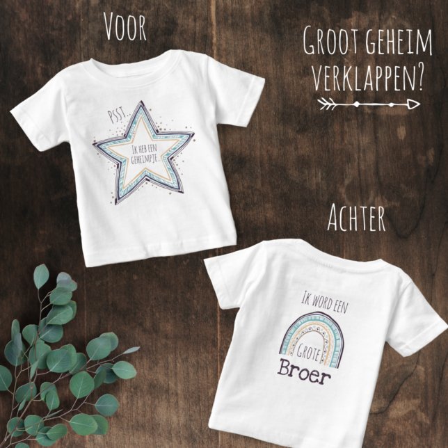 Camiseta psst ik heb een geheimpje.. grote broer (Criador carregado)