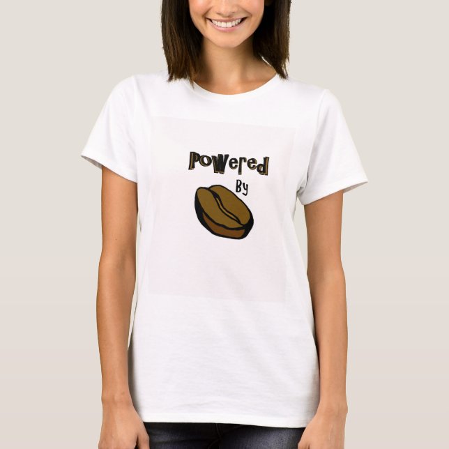 Camiseta Psto pelo T das senhoras do café (Frente)