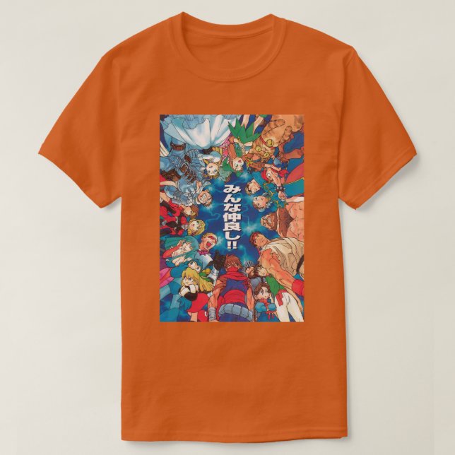 Camiseta Psxstyle de arte da Capcom (Frente do Design)