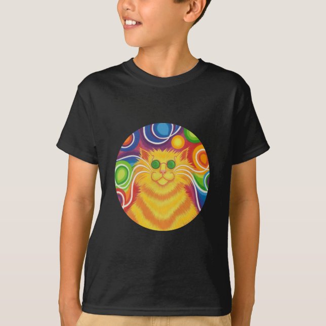 Camiseta 'Psy-cat-delic round 'Groovy Man!' (Frente)