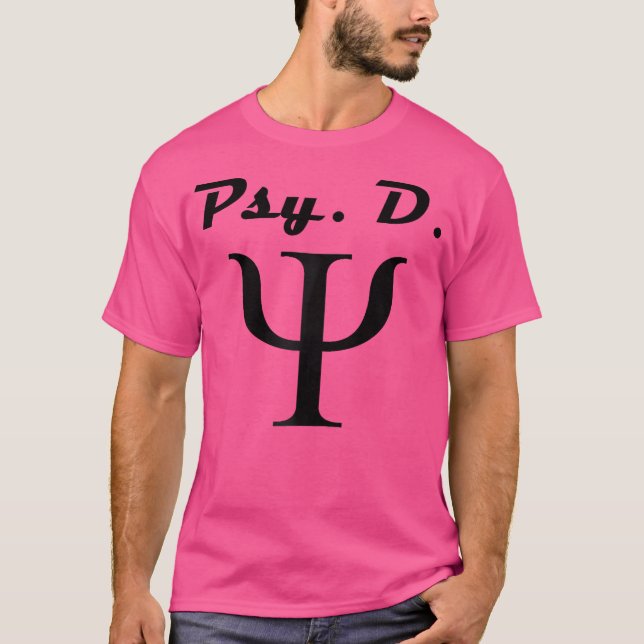 Camiseta Psy.D Médico Psicologista Psicologista Dando Ideia (Frente)