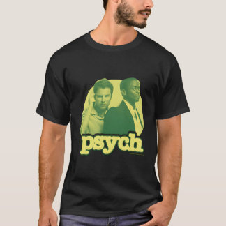 Camiseta Psych Shawn Spencer E Gus Crew Neck