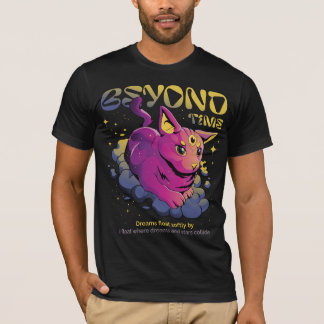 Camiseta Psychedelic Cosmic Cat - Além do Tempo