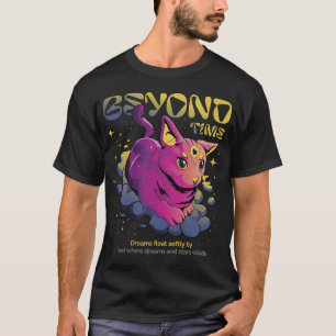 Camiseta Psychedelic Cosmic Cat - Além do Tempo