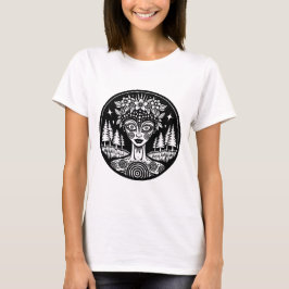 Camiseta Psychedelic Forest Deity