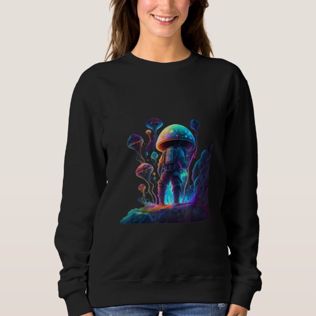 Camiseta Psychedelic Mushroom Man Graphic (Frente)
