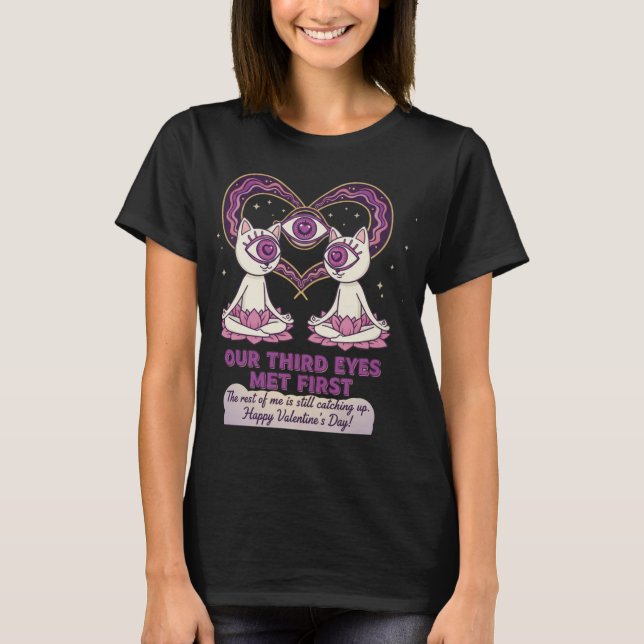 Camiseta Psychic Connection valentine's day (Frente)