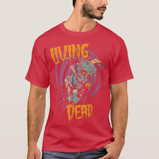 Camiseta Psychobilly Horror Punk Rock (HR) Vivendo Zom Mort