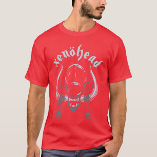 Camiseta Psychobilly Horror Punk Rock HR Xenohead Alien div