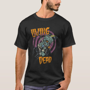 Camiseta Psychobilly Horror Punk Rock T Shirt HR Living Dea