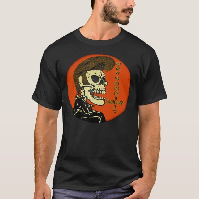 Camiseta Psychobilly Manda (Frente)