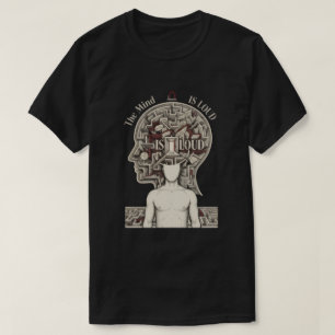 Camiseta Psychology Streetwear Labirinto da Mente Sombria