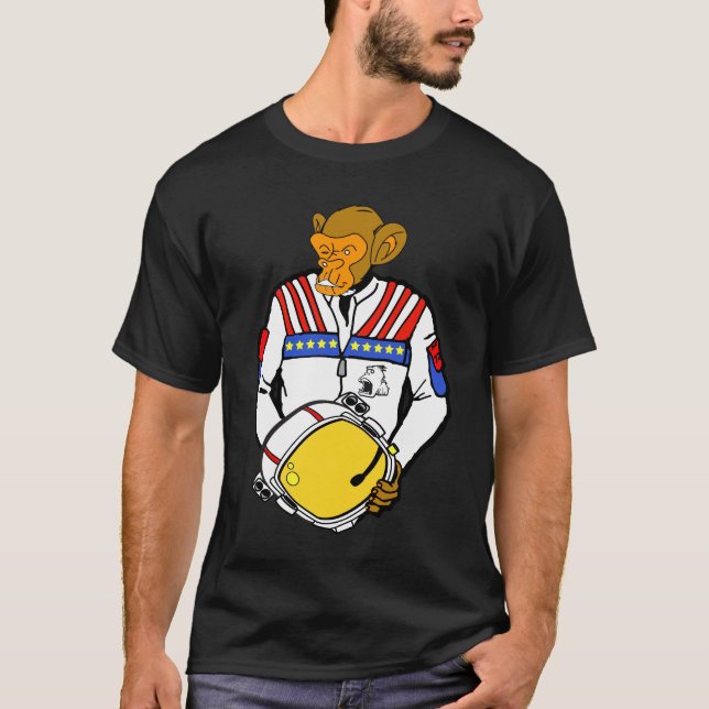 Camiseta psychomonkeyastronaut (Frente)