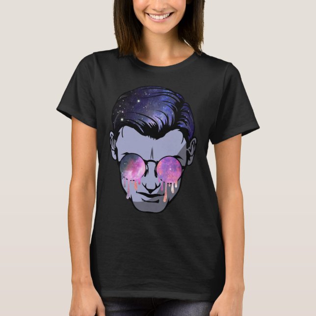Camiseta Psytrance Goa Face Magic Mushroom Funky Psychedeli (Frente)