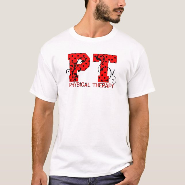 Camiseta PT em Bolinhas Vermelhas e Brancas (Frente)