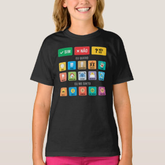 Camiseta PT-PT Autism AAC PECS Apontando Comunicação 02