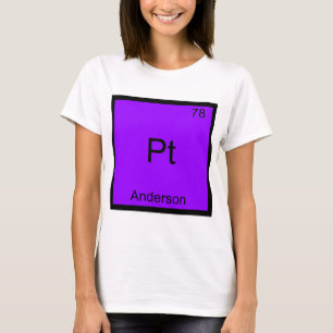Camiseta Pt - Símbolo de Elemento de Química Diver