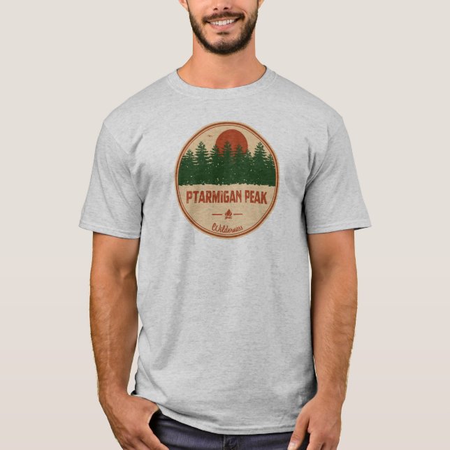 Camiseta Ptarmigan Peak Wilderness Colorado (Frente)