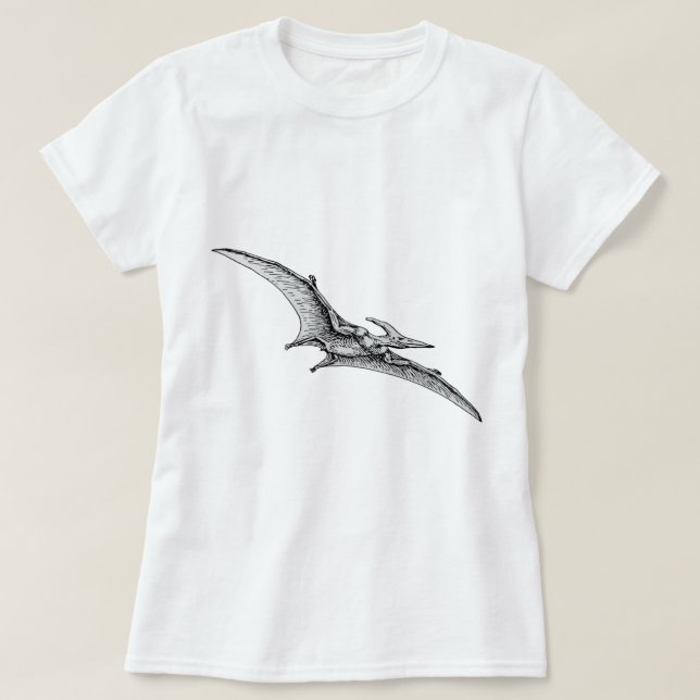 Camiseta Pterodactilo (Frente do Design)