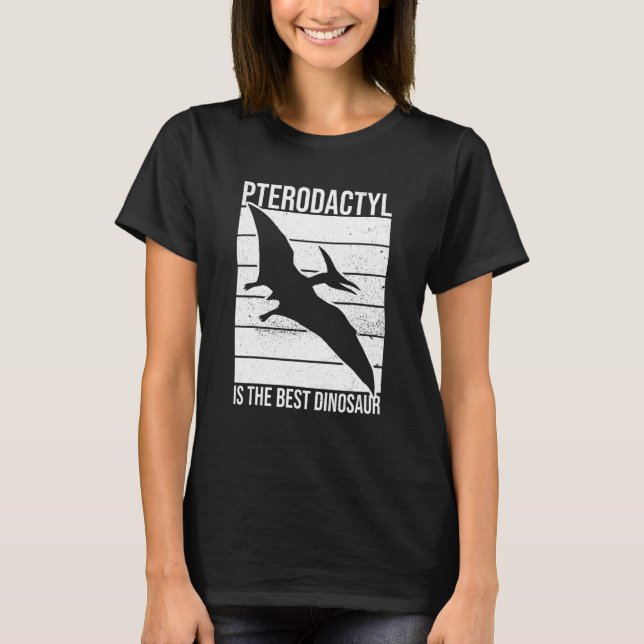 Camiseta Pterodactyl É A Melhor Cota De Dinossauro Para Um  (Frente)