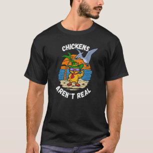 Camiseta Pterosaurs Galinhas Voadoras Não São Realmente Tro