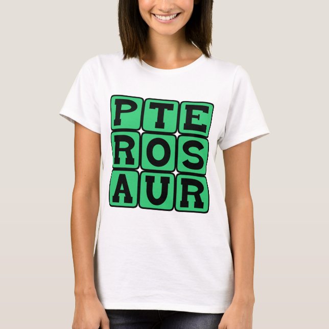 Camiseta Pterossauro, Dinossauro Voador (Frente)