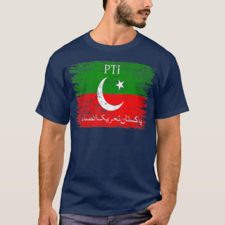 Camiseta PTI Flag Imran Khan Pakistan Flag Prid Pakistani
