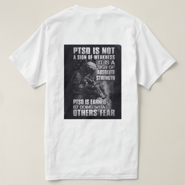 CAMISETA PTSD (Verso do Design)