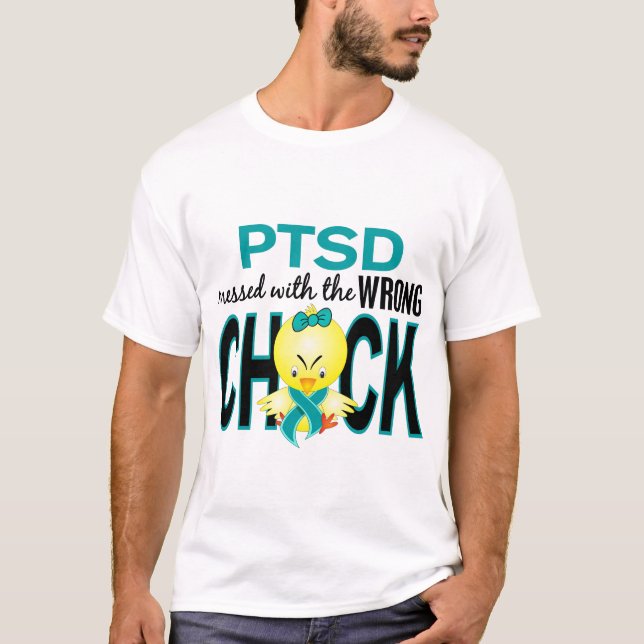 Camiseta PTSD sujado com pintinho errado (Frente)