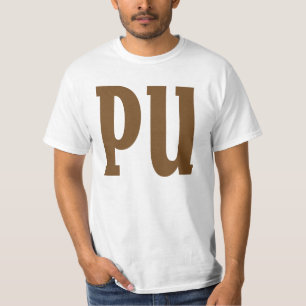Camiseta PU. Algo cheira.