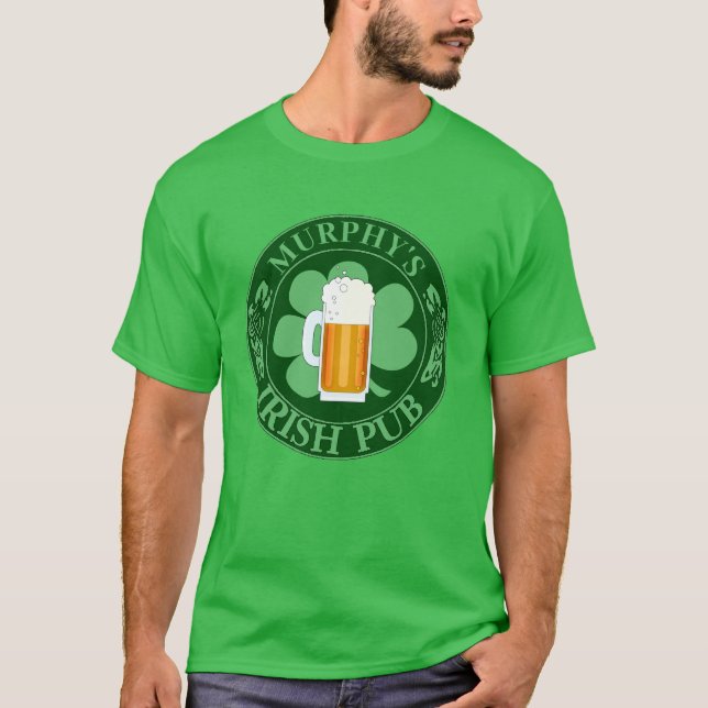 CAMISETA PUB IRISH PERSONALIZÁVEL (Frente)