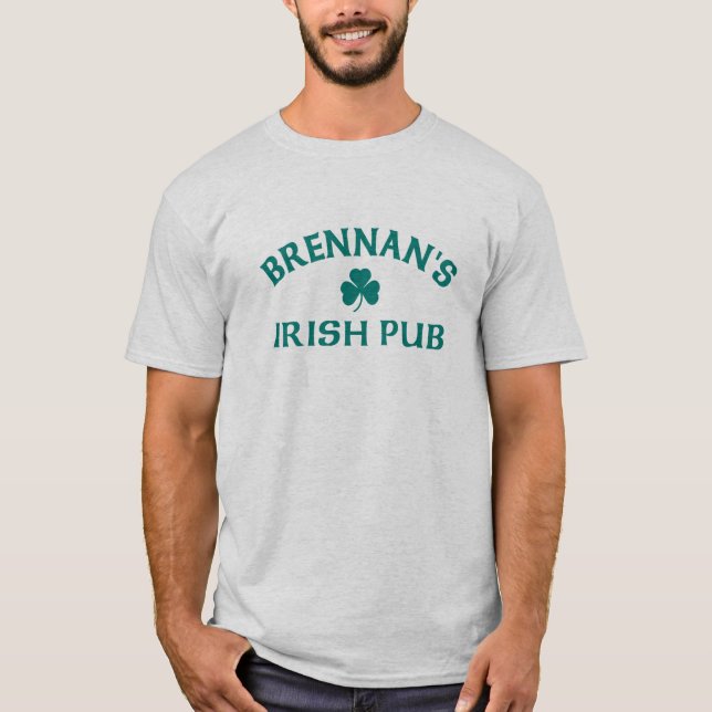 Camiseta Pub Irlandês de Brennan  (Frente)