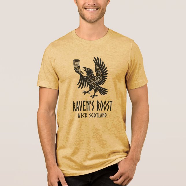 Camiseta Pub Raven's Roost Wick Escócia (Frente)