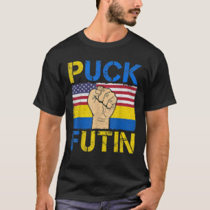 Camiseta Puck Futin Meme TSirt, Anti-Russia, Free Ucrânia