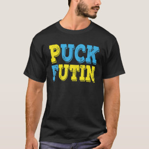 Camiseta Puck Futin Memória Com A Ucrânia O Sobreposto Ucra