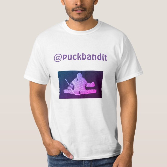 Camiseta Puckbandit (festa nas costas) (Frente)